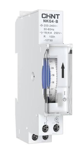 CHINT NKG4-B Analogue Daily Timer Switch 24-Hour Mechanical DIN-Rail Mount