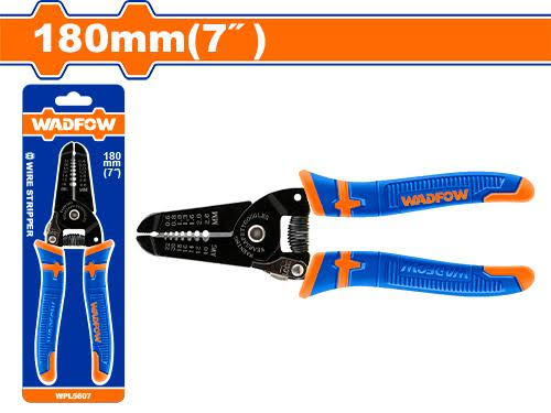 Wadfow 7" (180mm) Wire Stripper WPL5607 – 7-Gauge Stripping Capacities Cutter & Stripper Pliers