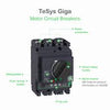 Motor Circuit Breaker (MPCB), 3P, Adjustable Up to 220A, Thermal-Magnetic Protection, High Breaking Capacity, TeSys GV5 – Schneider Electric GV5P220H