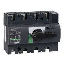 Compact INS125 4-Pole 125A Switch-Disconnector with Black Rotary Handle (IEC 60947-3) – Schneider Electric
