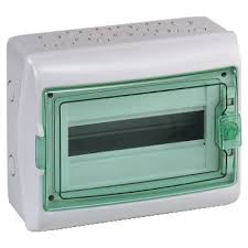 Kaedra Surface-Mount Weatherproof Enclosure, 1 Row × 12 Modules, 63A, IP65, Transparent Door, Double Insulated, UV & Impact Resistant – Schneider Electric SCH-KAEDRA-13981-1R12M-63A-IP65