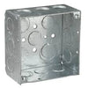 3" x 3" Recessed Conduit Box Steel