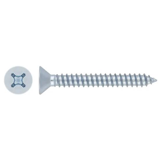 DIN 7982 Flat Head STS Screw 4.2×50 ZP