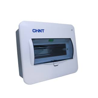 Consumer Unit, Distribution Board – CHINT NX8-8-J, 8-Way, J-Type Special Variant, NX Series, Plastic Enclosure, DIN Rail Mount, IP40, Part No. 216041