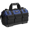WINHUNT Heavy-Duty Electrician Tool Bag – Wide Mouth Opening, Waterproof Oxford Fabric, Multiple Pockets, Adjustable Shoulder Strap, Includes Organiser Tray