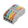 PCT-224 Quick Connector Terminal 4 In-4 Out Lever Wire Connector