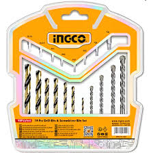 AKSDB1901 19-Piece Drill & Screwdriver Bits Set – Multi-Purpose Kit