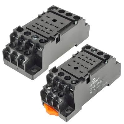 DEGSON DPYF-14A-3-00A(H) Relay Socket 14-Pin 5A DIN35 Rail