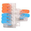 PCT-5226 Transparent Quick Connector Terminal 2 In-6 Out Lever Wire Connector