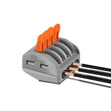 PCT-214 Quick Wire Connector – 4-Port Push-in Wiring Conductor Terminal Block (0.08–2.5mm²)