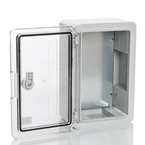 Buckle Plastic Distribution Box FD-ST 500×400×200 with Lock Transparent Cover