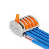 PCT-215 Quick Wire Connector – 5-Port Push-in Terminal Block (0.08–2.5mm²)