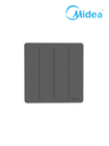 Midea Grey 4 Gang 2-Way Switch