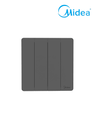 Midea T2 Series 4 Gang 2-Way Switch – Black Colour
