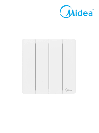 Midea T2 Series 4 Gang 2-Way Switch – White Colour