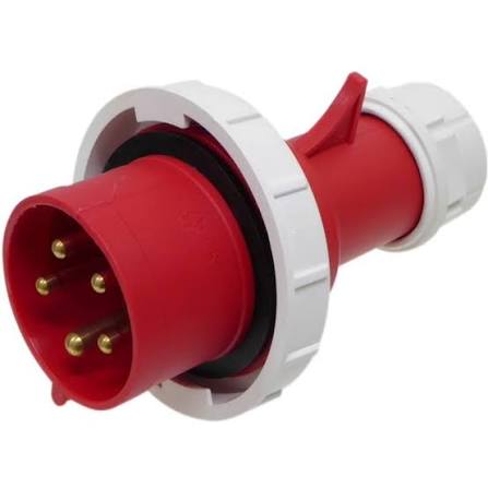 0252 IP67 Industrial Plug 5P 32A 380/415V Waterproof