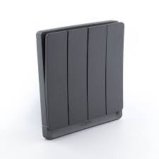 Midea T2 Series 4 Gang 2-Way Switch – Black Colour