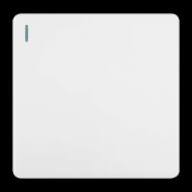 Midea T2 Series 1-Gang 2-Way Switch White Colour