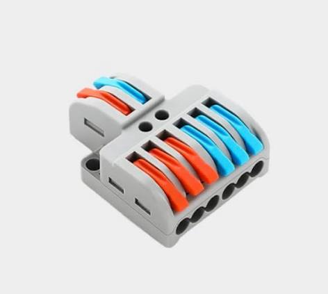PCT-622 Quick Connector Terminal 2 In-4 Out Lever Wire Connector