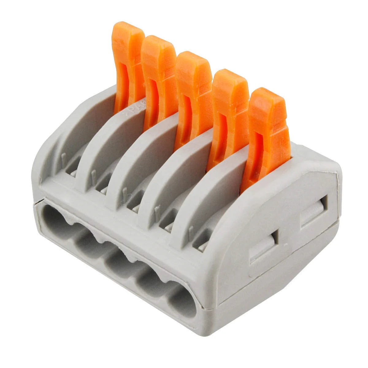 PCT-215 Quick Wire Connector – 5-Port Push-in Terminal Block (0.08–2.5mm²)