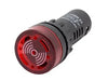 AD16-22SM AC 220V Flashing Pilot Lamp with Buzzer Red