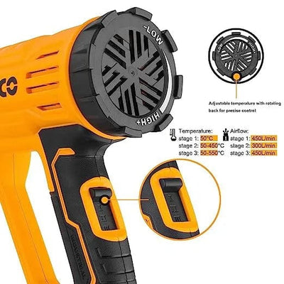 HG200047 Heat Gun – Adjustable Industrial Heat Tool