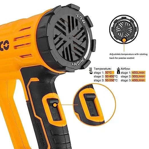 HG200047 Heat Gun – Adjustable Industrial Heat Tool
