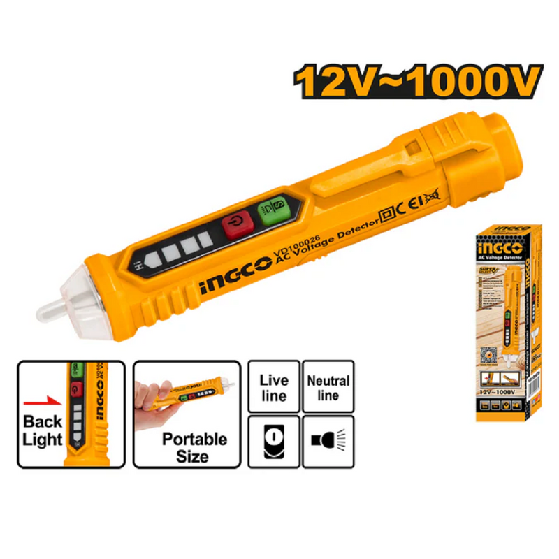 Ingco AC Voltage Detector – VD100026