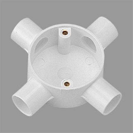 4-Way Electrical Circular Box – Secure and Versatile Wiring Solution