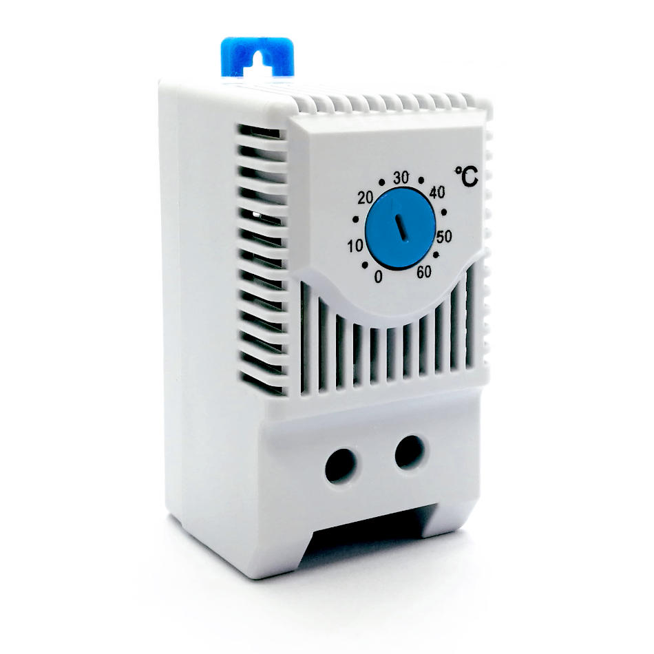 KTS011 Temperature Controller Thermostat 0-60°C NO Contact DIN Rail Mount