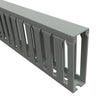 Grey Slotted Trunking 30×30 mm – 2 Meters per Piece | Cable Management Solution