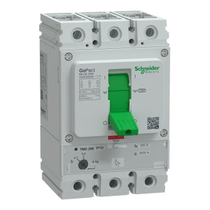 Schneider Electric G12E3F100 GoPact MCCB – G125E 100A 3P 15kA @ 415VAC TMD (3D)