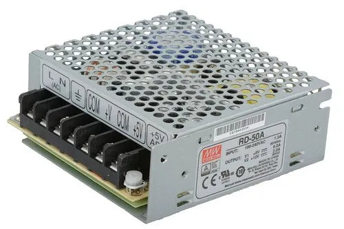 UNO LRS-75-12 – 12V 6A Power Supply  Output Power: 72W Output Voltage: 12V DC Current: 6A