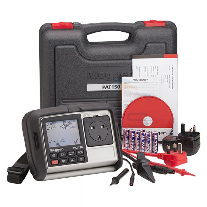 Megger PAT1500 Portable Appliance Tester, Handheld PAT Tester with Automatic Test Sequences