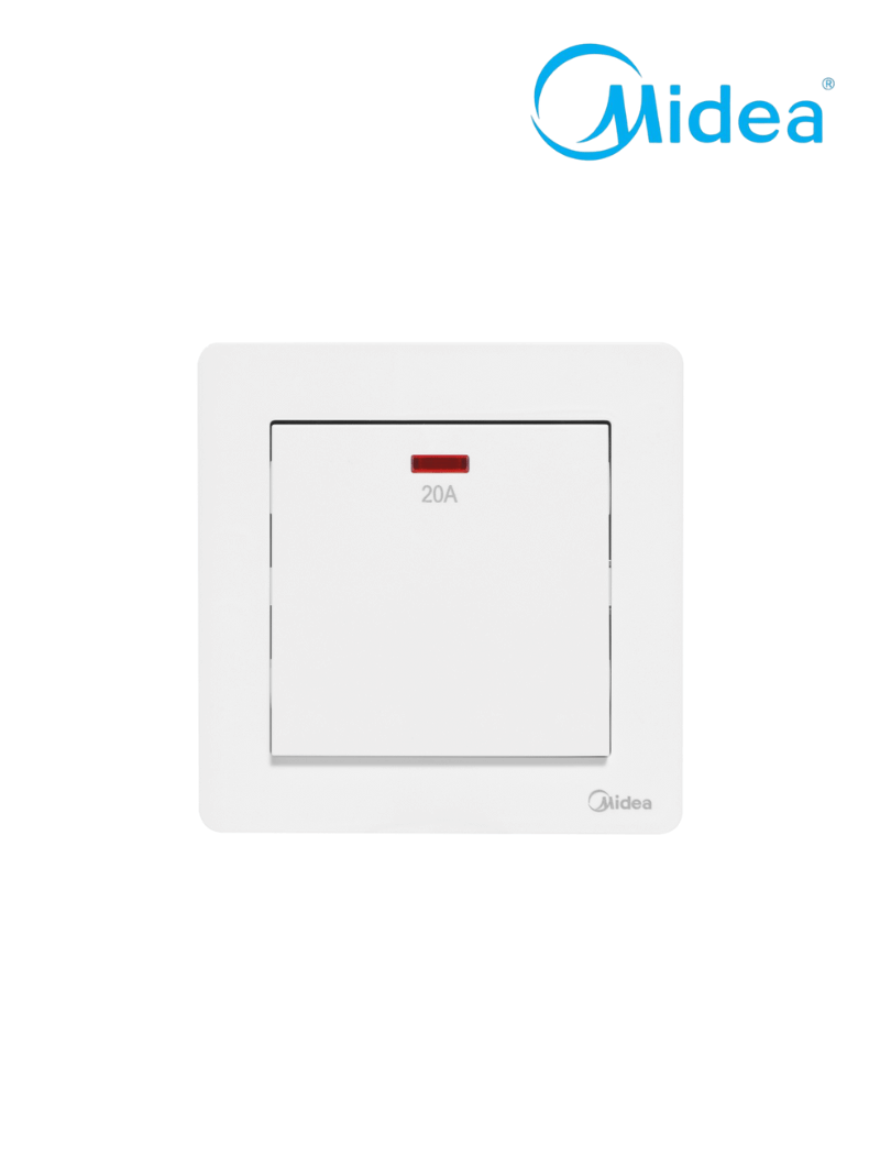 Midea Grey 20A AC Switch