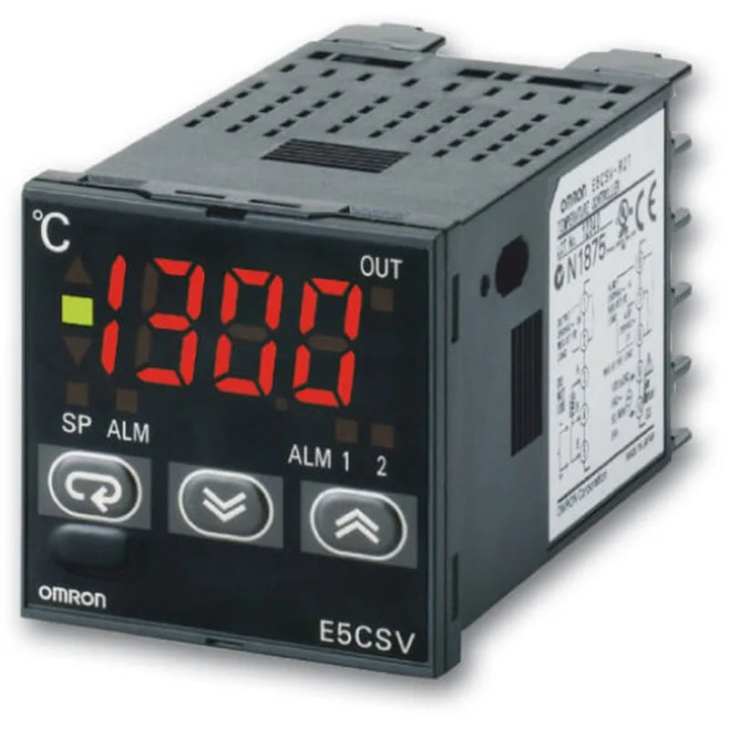 Omron E5CSV-R1T-500 AC100-240 PID Temperature Controller 48×48 mm Universal Input Relay Output