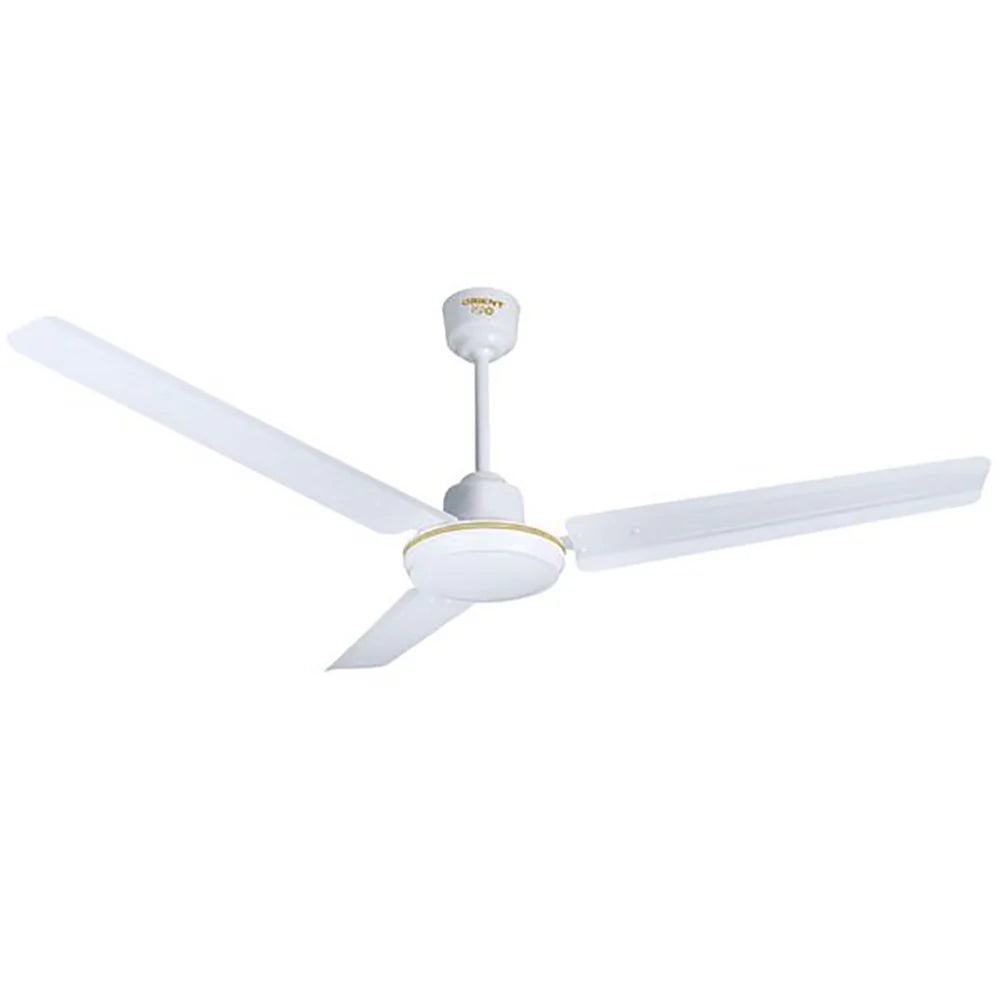 LEADER LDR 56 White Ceiling Fan, 56" Sweep, High-Performance Motor, Ideal for Large Rooms