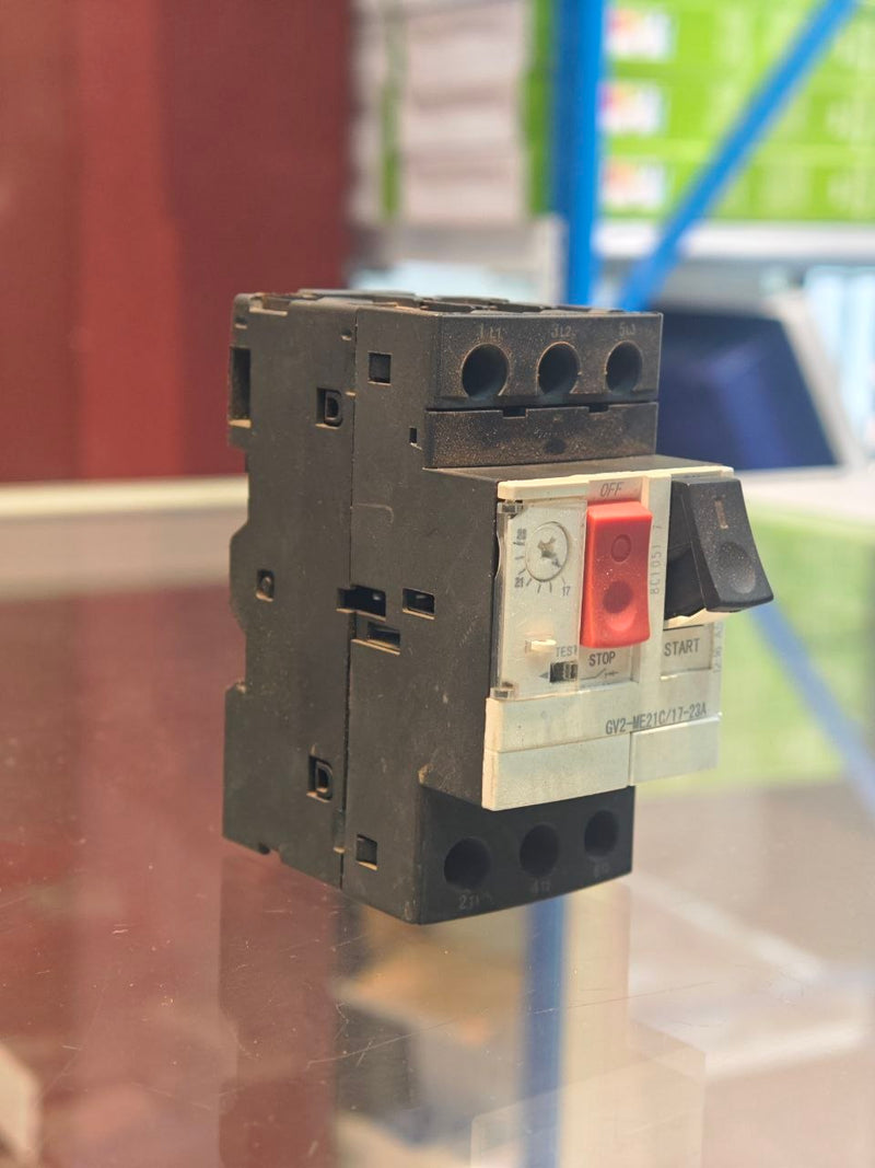 UNO Motor Circuit Breaker TeSys GV2 3P 4–6.3A Thermal Magnetic Screw Clamp