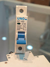 UNO 1-Pole 10A C-Curve Miniature Circuit Breaker (MCB) 6kA Single-Phase DIN-Rail