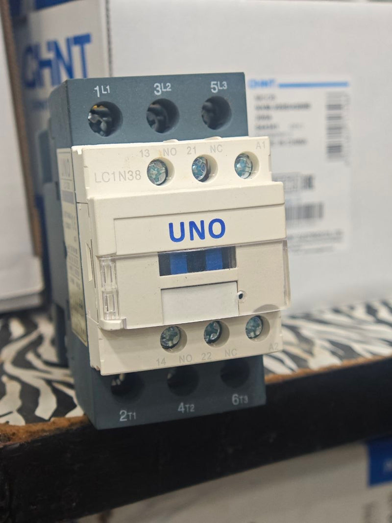 UNO 12A AC Contactor for Three-Phase Motor Control and Power Switching