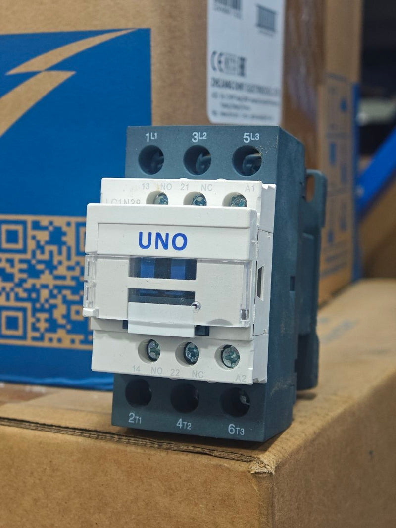 UNO 40A AC Contactor for Three-Phase Motor Control and Power Switching