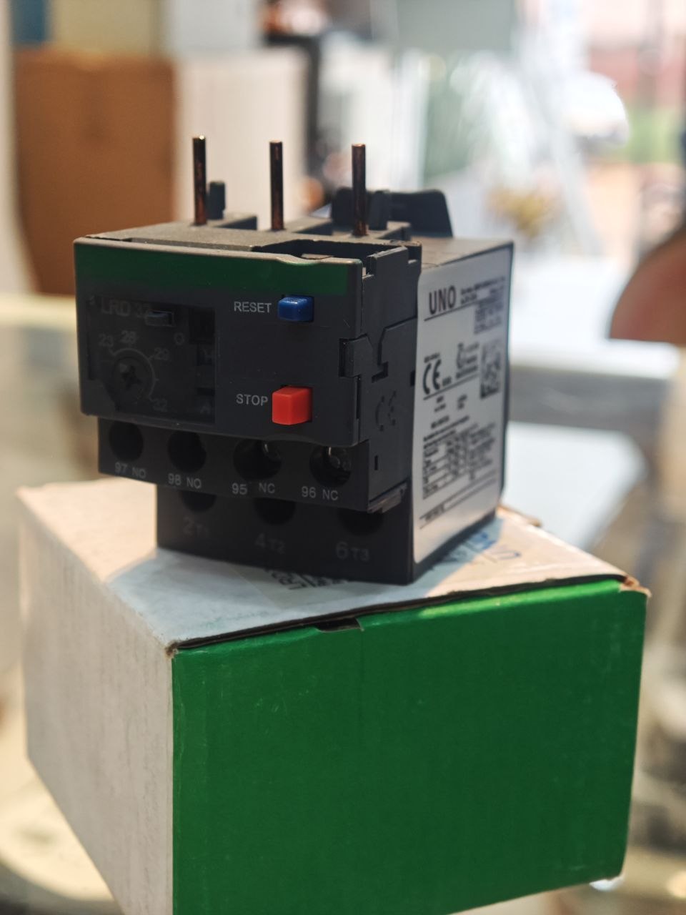 UNO Thermal Overload Relay 1–1.6A for Three-Phase Motor Protection