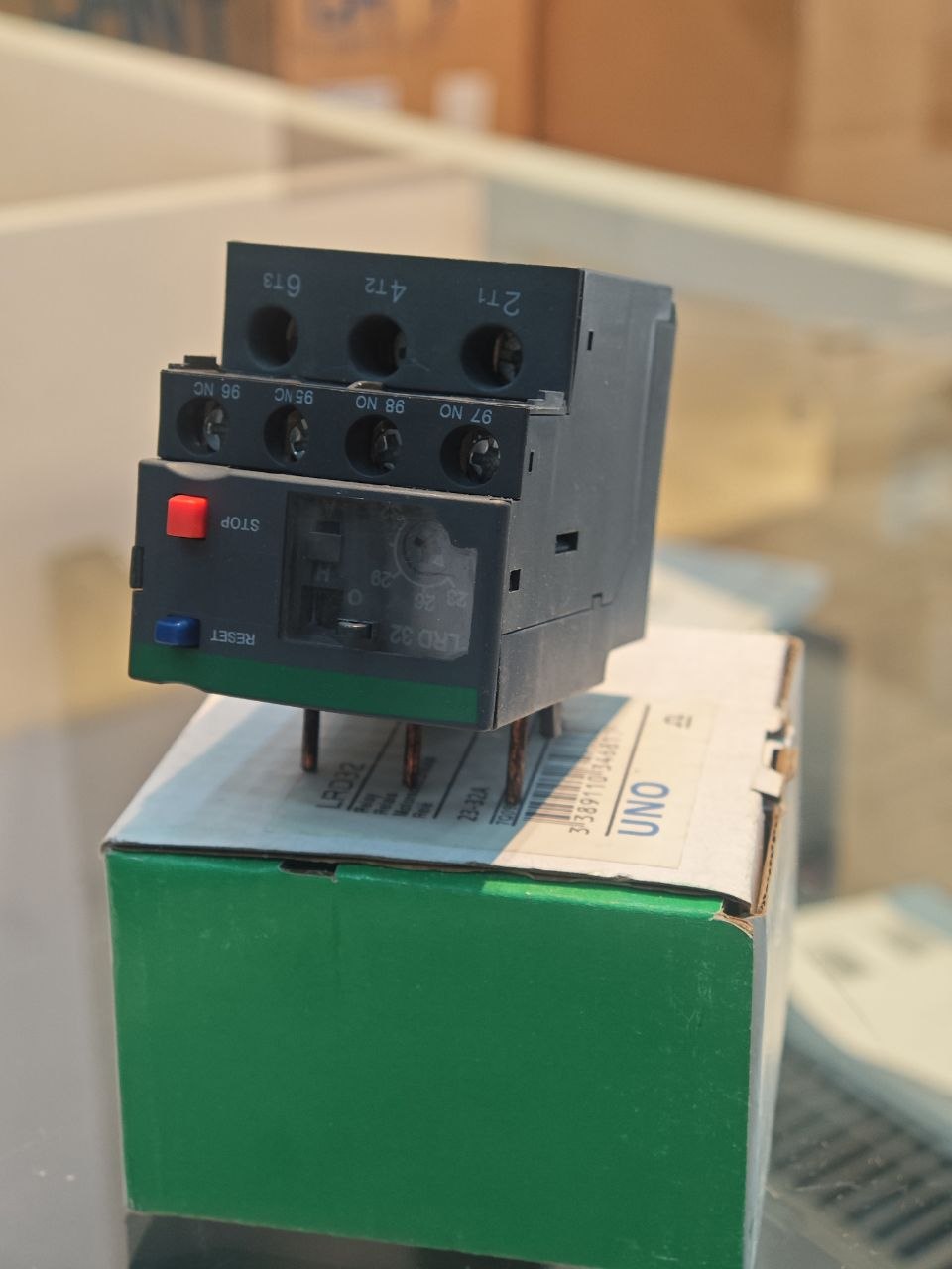UNO Thermal Overload Relay 1–1.6A for Three-Phase Motor Protection