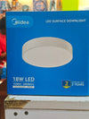 Midea 18W LED Surface Downlight | MDL-DLM60R18W-03 | 6500K Cool Daylight | 1530lm | 110° | 220-240V