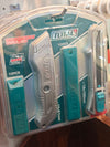 Total 22 Pieces Utility Knife Set – 1 Utility Knife (19 × 61 mm) + 10 Standard Blades + 10 Hook Blades (18 × 100 mm) + 1 Blade Remover, Part No. THT515226