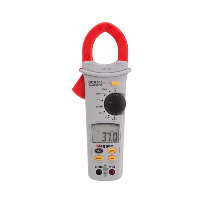 Megger DCM320 Digital Clamp Meter, AC Current Clamp Meter with Voltage & Resistance Measurement