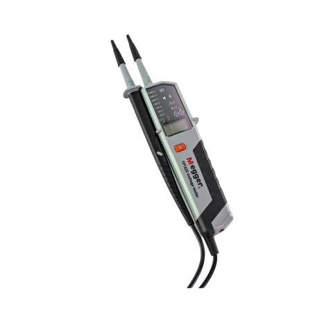 Megger 1NT420 Voltage Tester, Two-Pole Electrical Tester, 12-1000V AC/DC with LED Indication