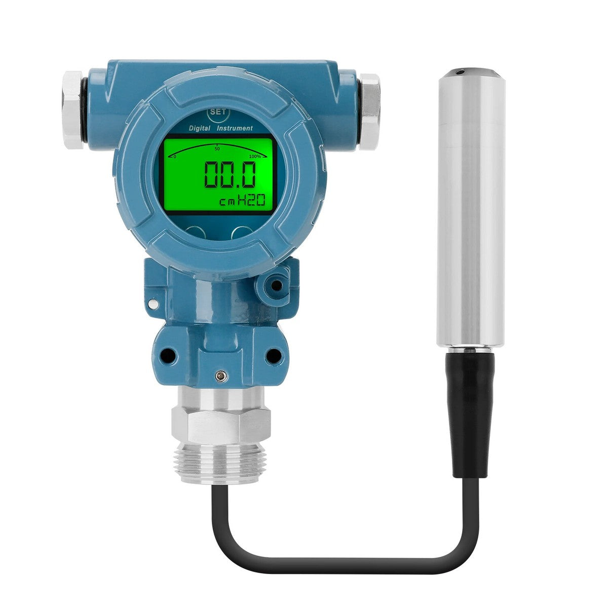 LFT3000 Throw-in Type Liquid Level Pressure Transmitter — 2-Wire | 4-20 mA | ±0.5 % F.S | 1 m Cable | No Display
