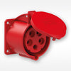 32A 5-Pin Panel Mount Industrial Female Socket | IP44 | 3P+N+E | Flush-Mount Power Outlet