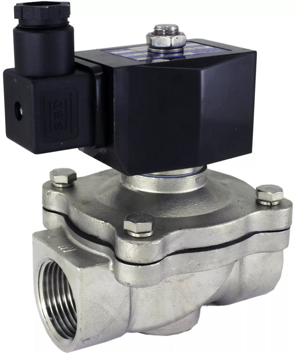 Bandon Stainless Steel 2/2 Way Piston Solenoid Valve – Model 7010 250.7241, AC 220V, NC, G1/2